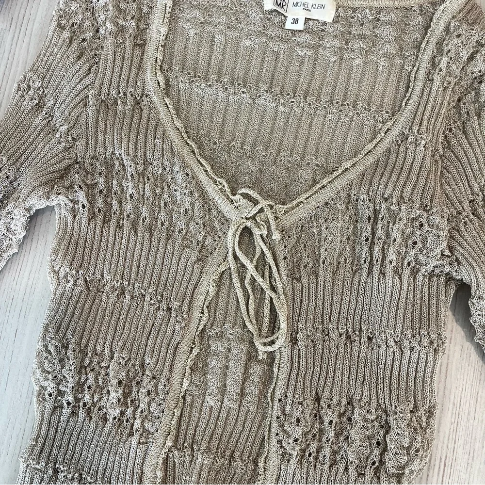 Michel Klein Vintage Sheer Top